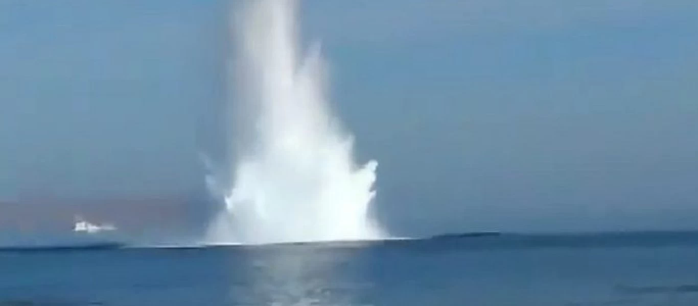Κρήτη: Εξουδετέρωσαν βλήμα των 155 χλστ. με ελεγχόμενη έκρηξη (βίντεο)